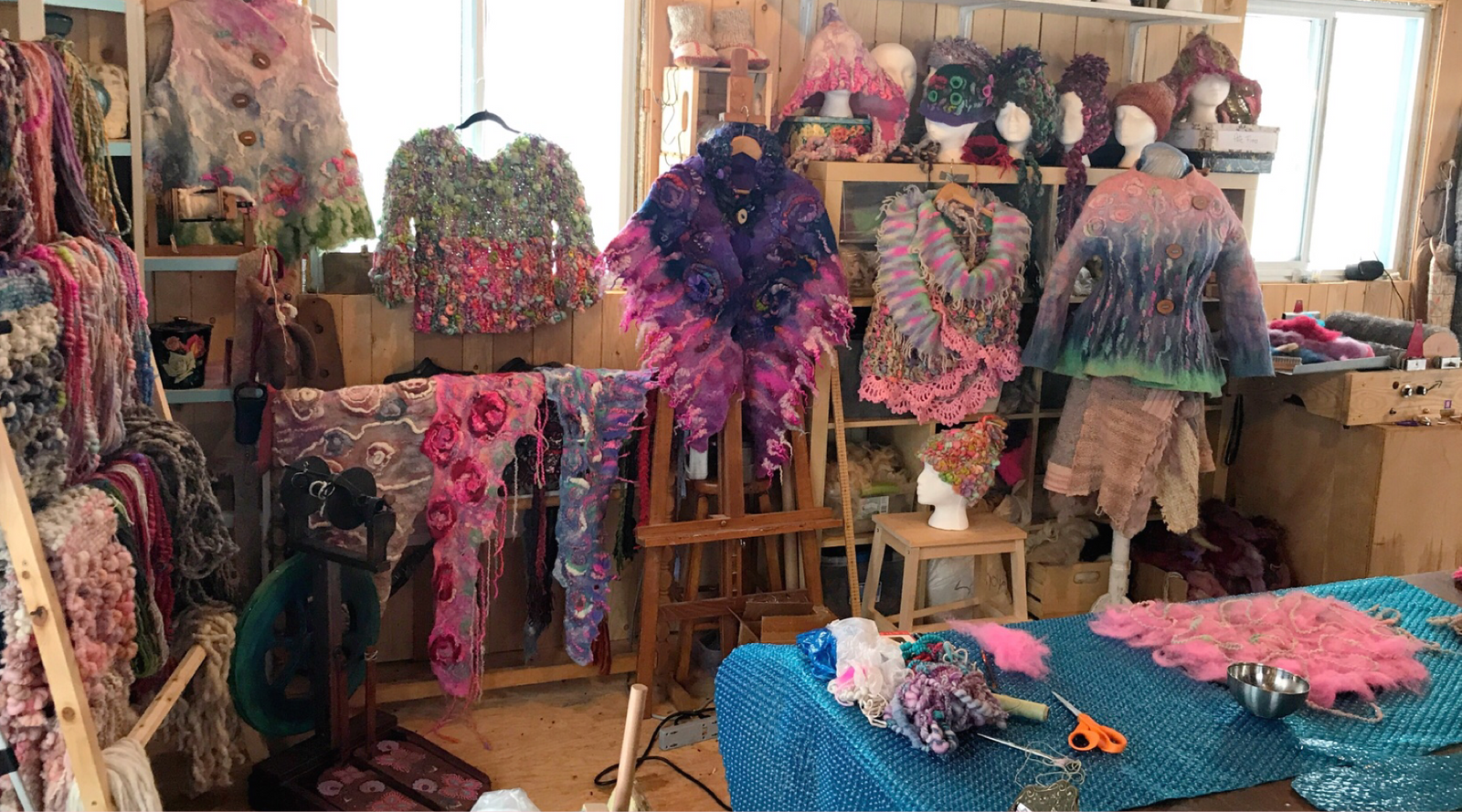 Visit of Mynoush studio