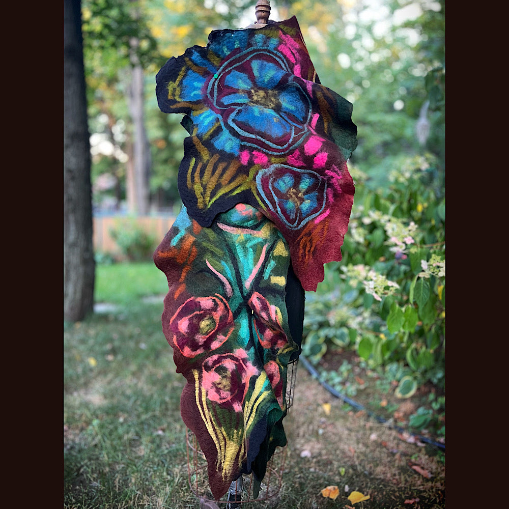 Felted Scarf 80” X 23”