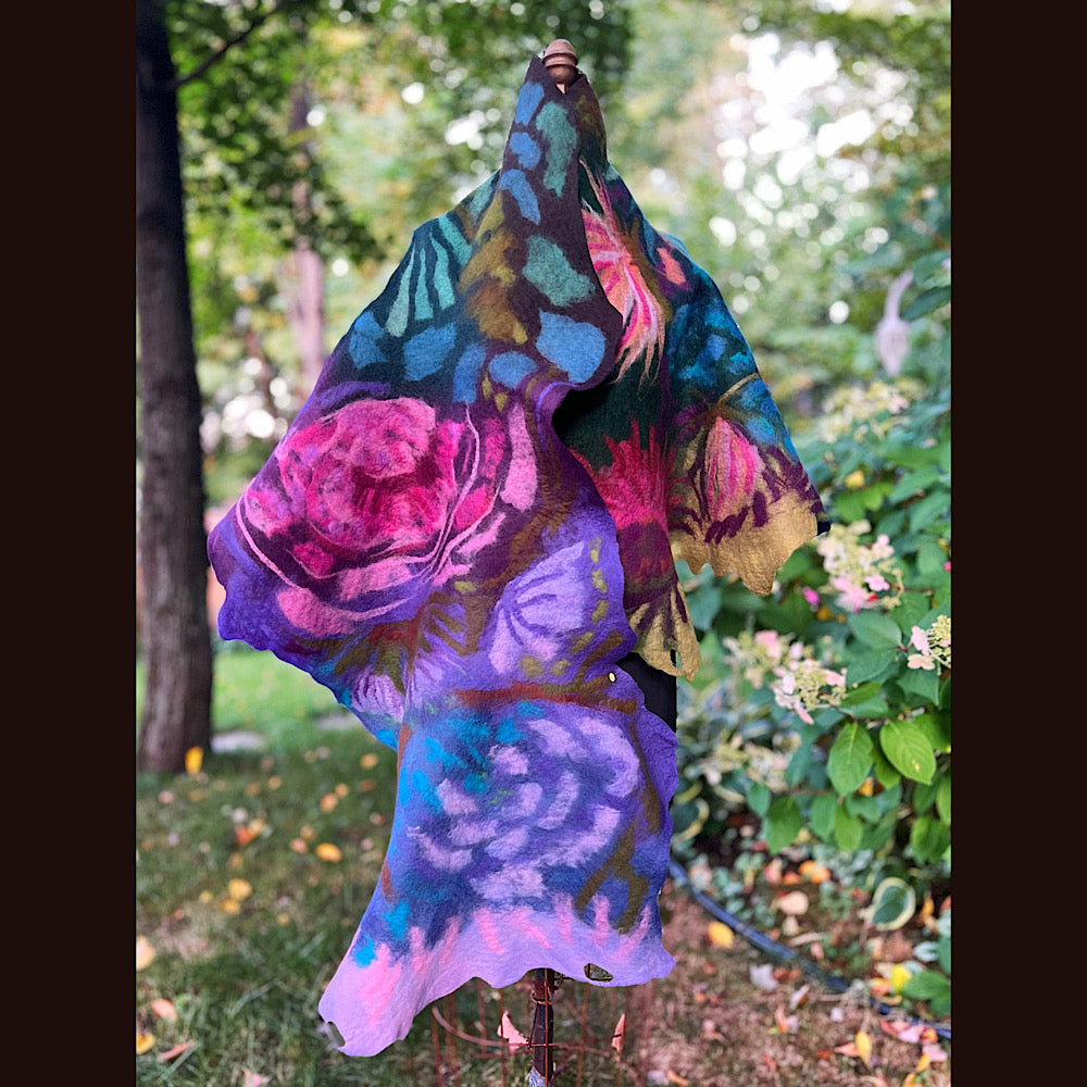 Felted Scarf 80” X 23”