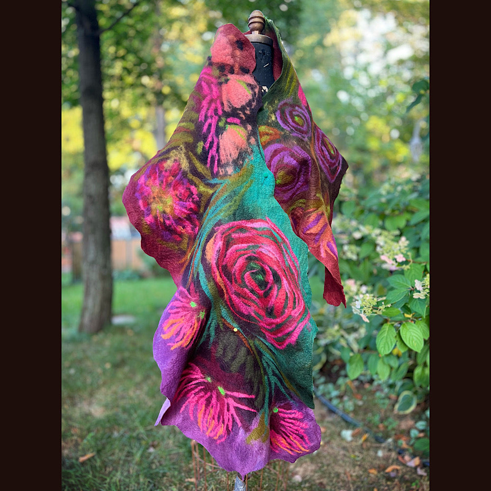 Felted Scarf 80” X 23”