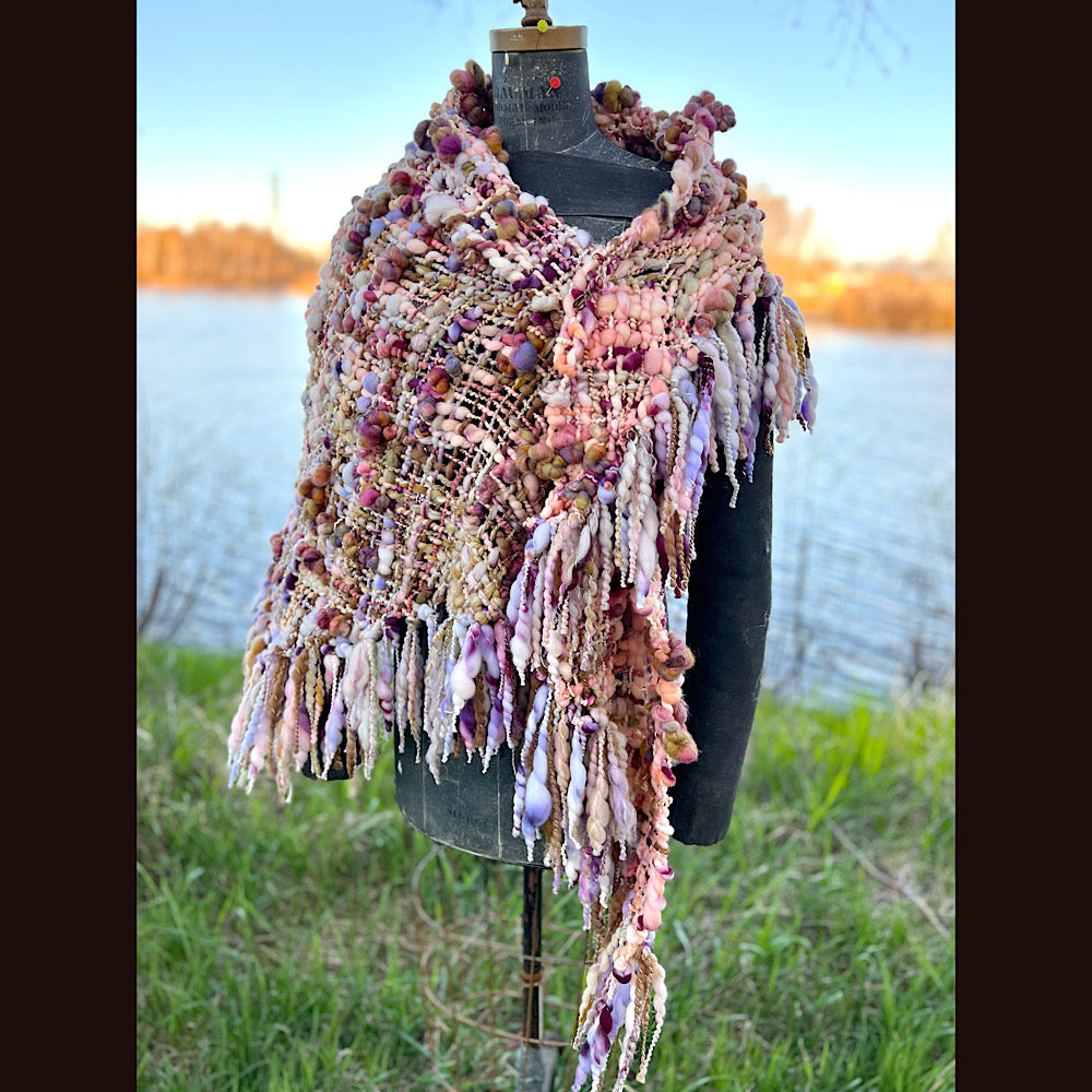 Woven shawl 82” X 36” 1 pound
