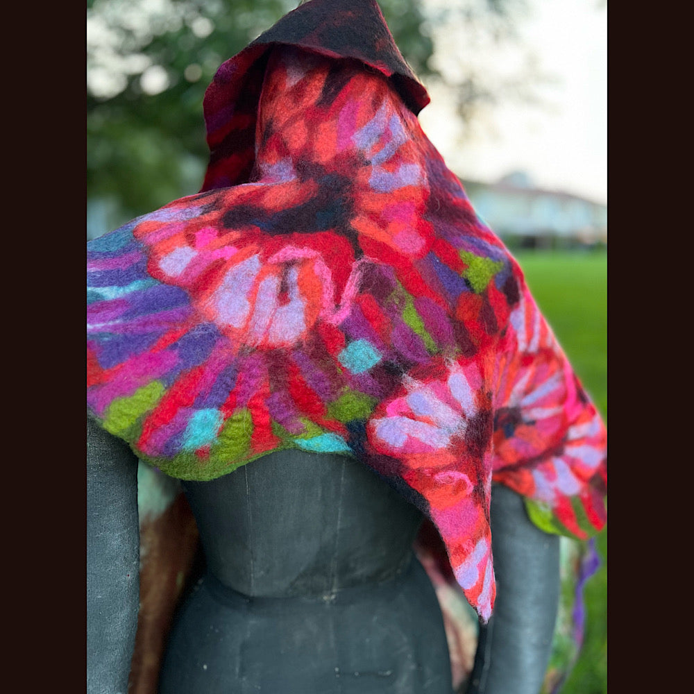 Felted Shawl 118” X 25”