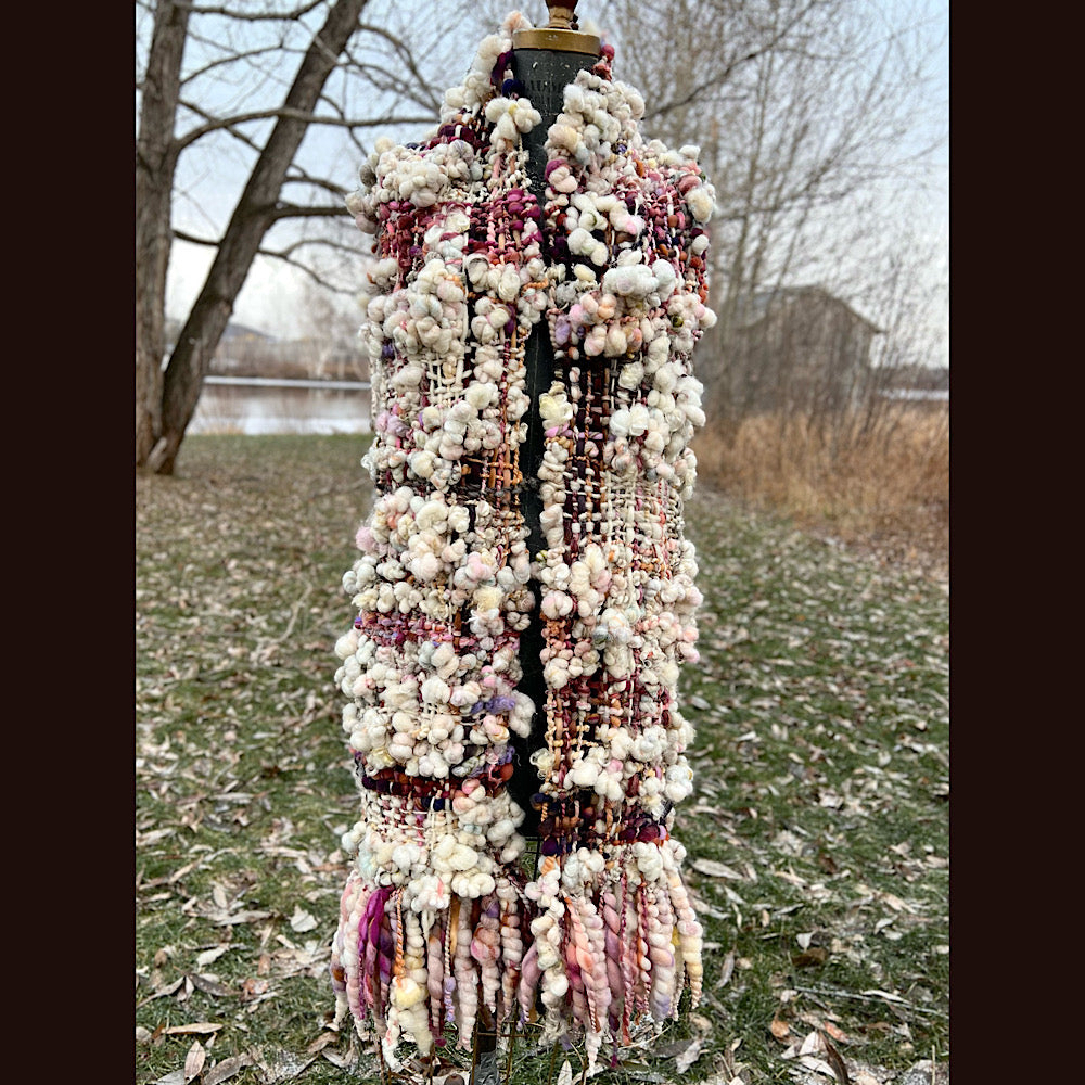 The Golden Rose Scarf 92” X 9”