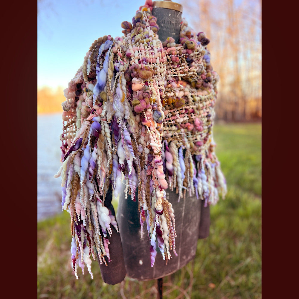 Woven shawl 82” X 36” 1 pound