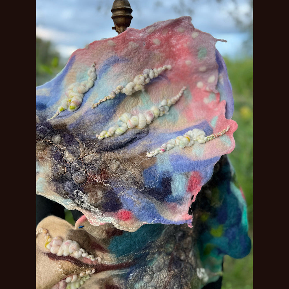 Felted Shawl 90” X 17”