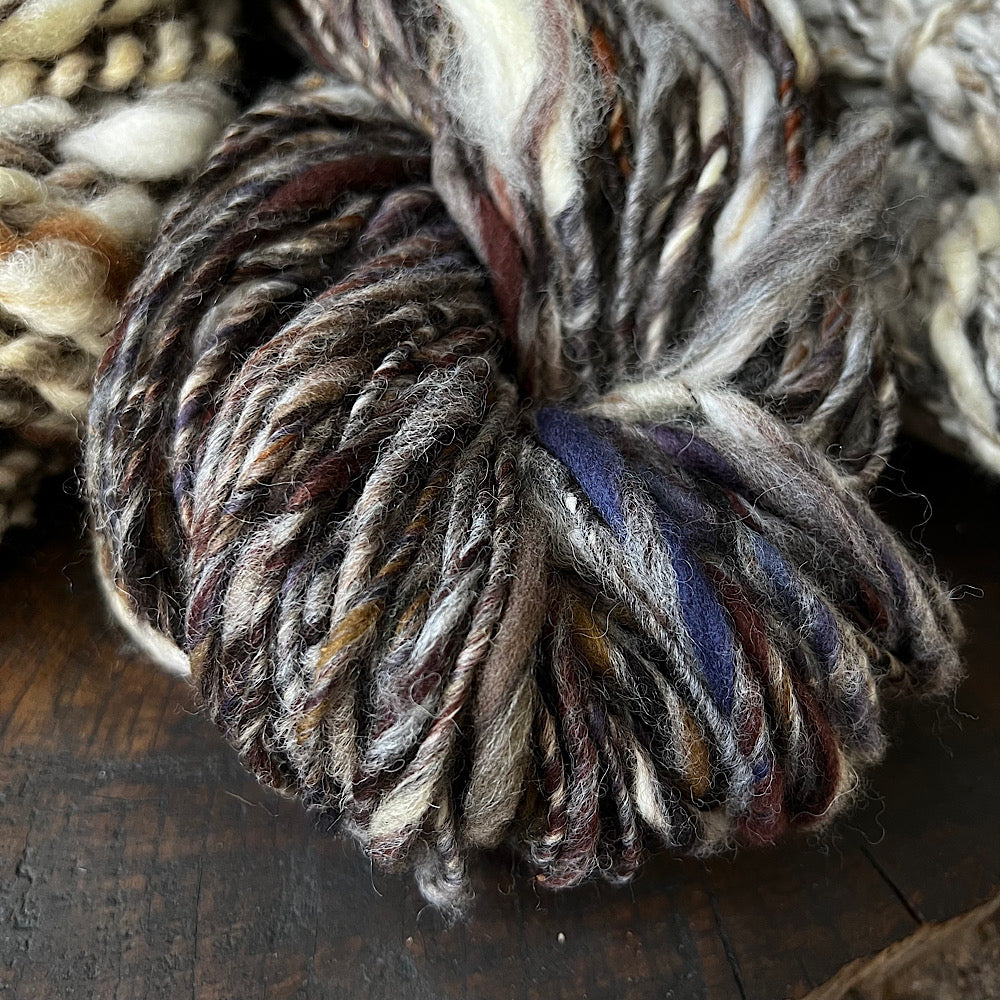 Lot of hand spun yarn for knitting or crochet 11.2 onces