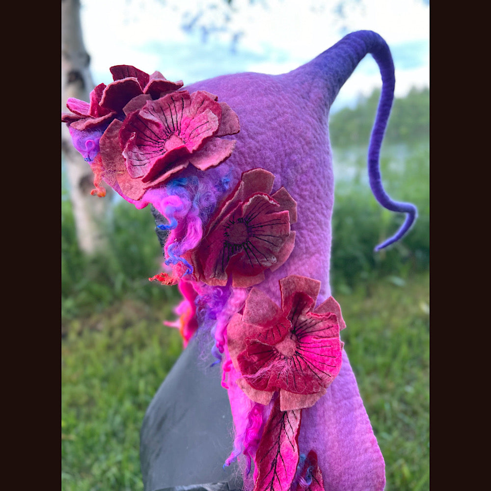 Fairy felted hood size medium