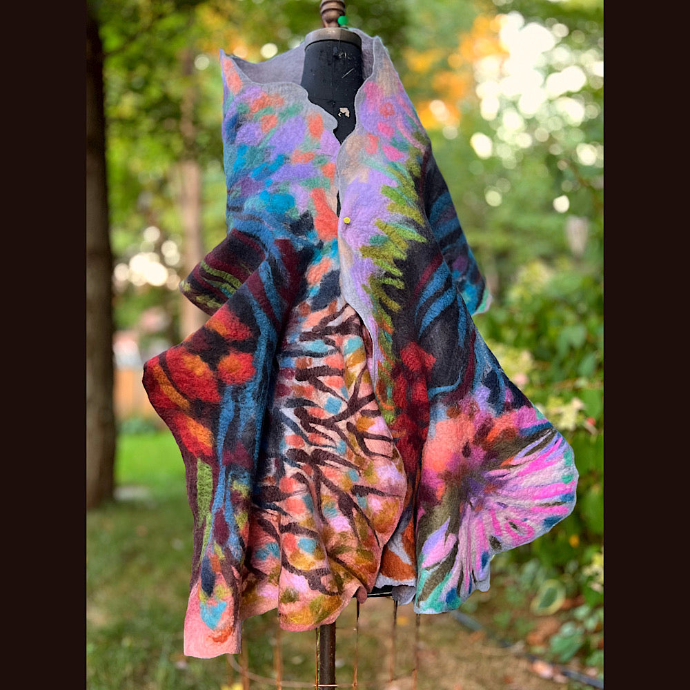 Felted Scarf 80” X 25”