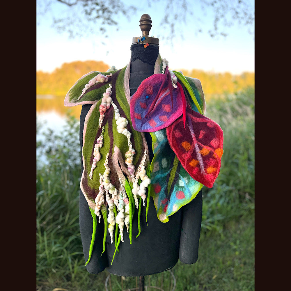 Felted Scarf 62” X 12”