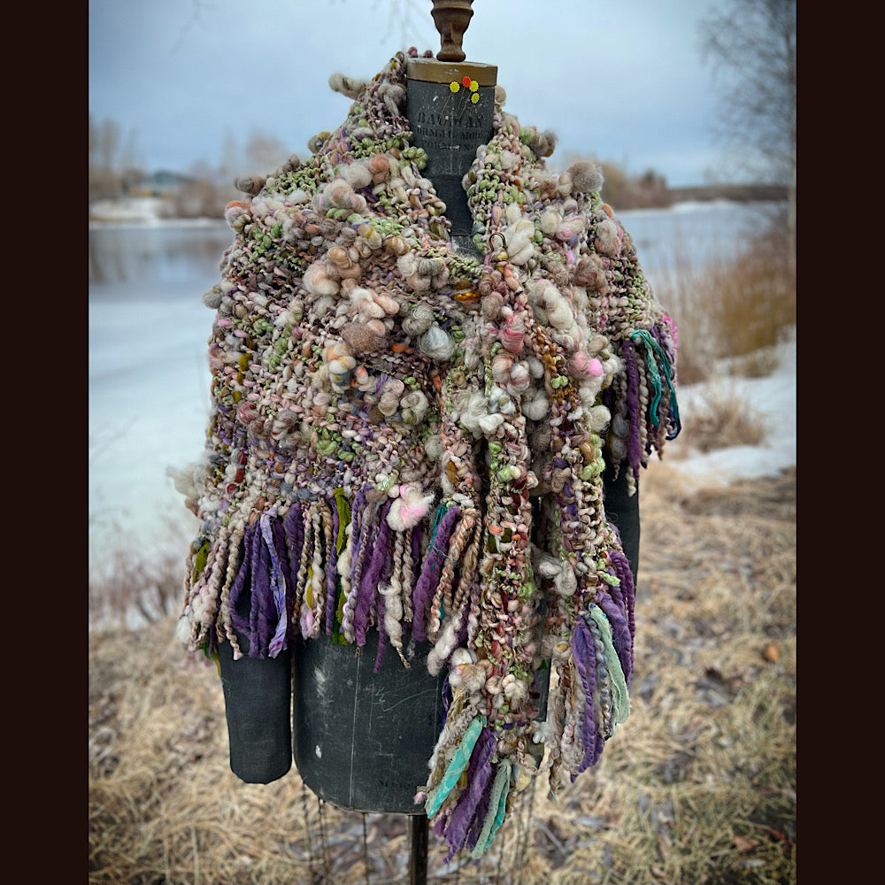 Woven shawl 82” X 37”