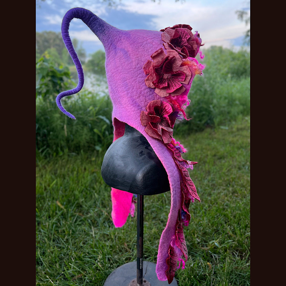 Fairy felted hood size medium
