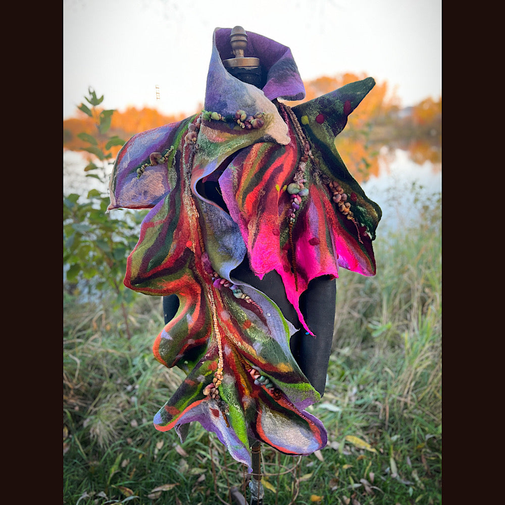 Felted Scarf 72” x 22”