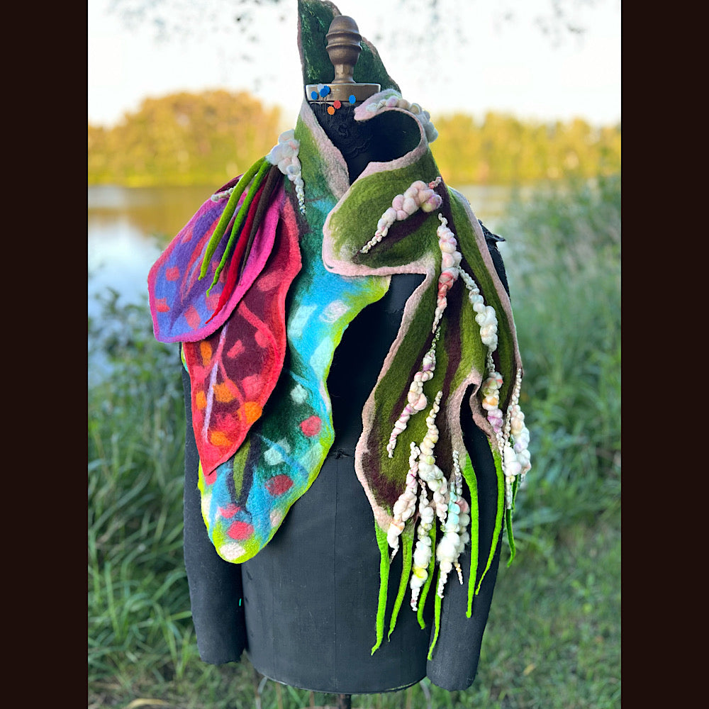 Felted Scarf 62” X 12”