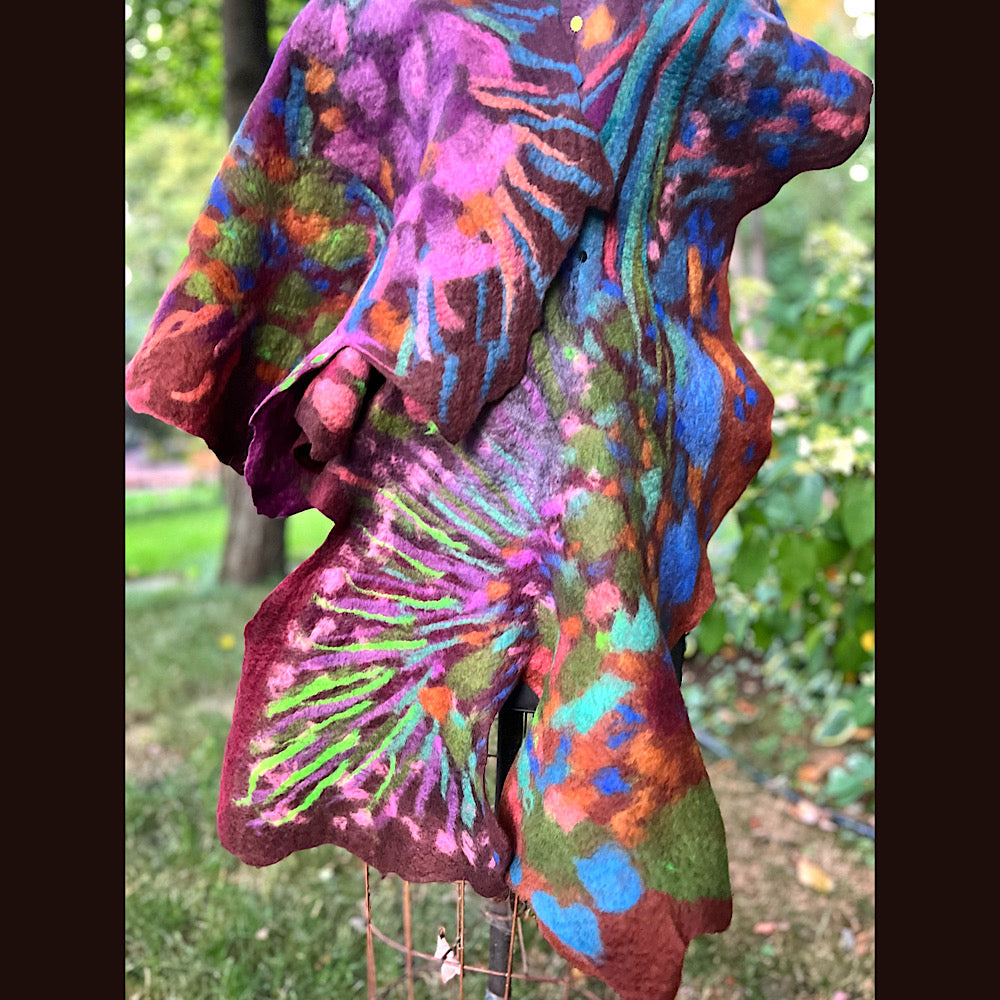 Felted Scarf 80” X 25”