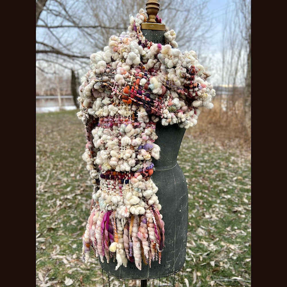 The Golden Rose Scarf 92” X 9”