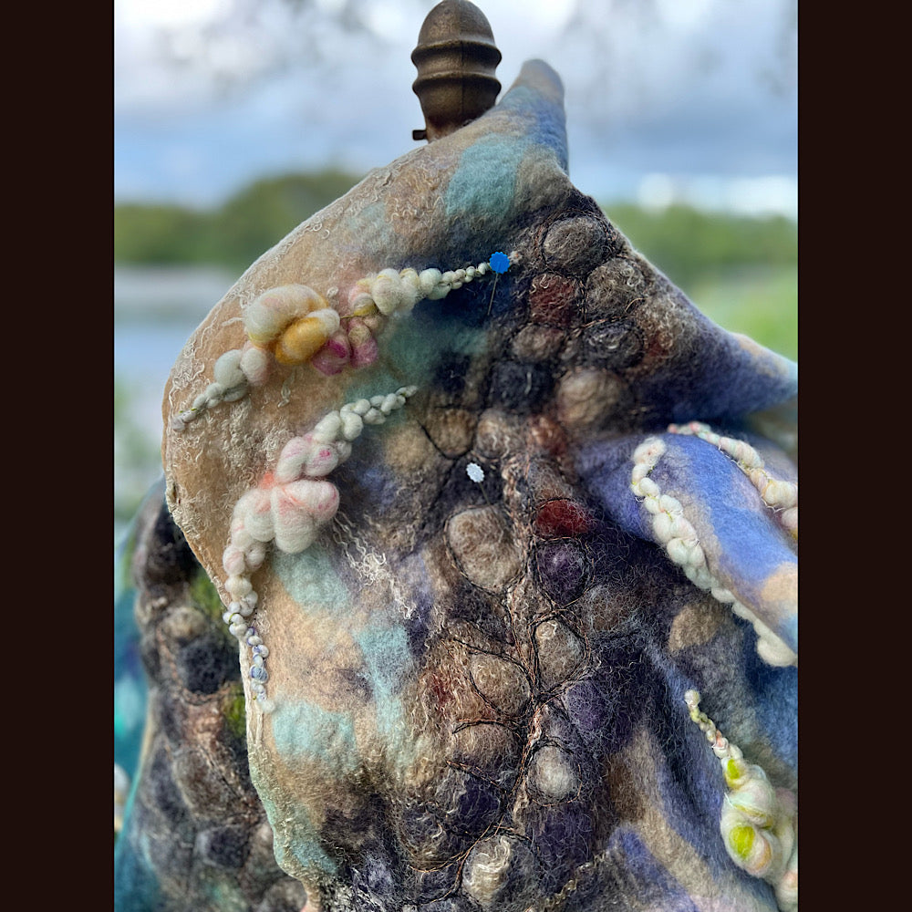 Felted Shawl 90” X 17”