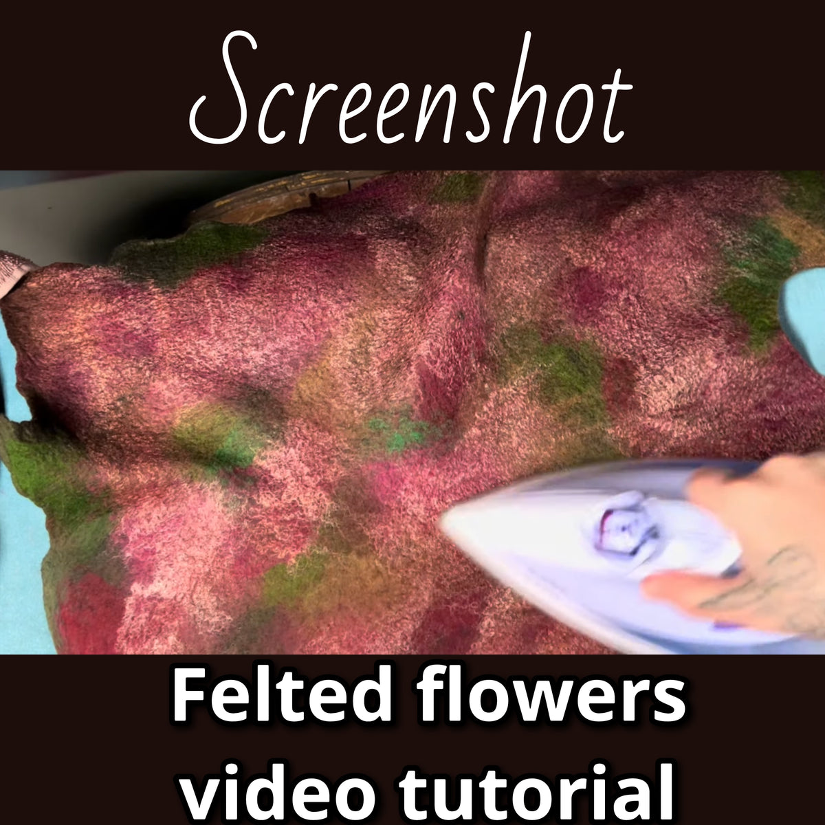 How I felt my flowers video tutorial