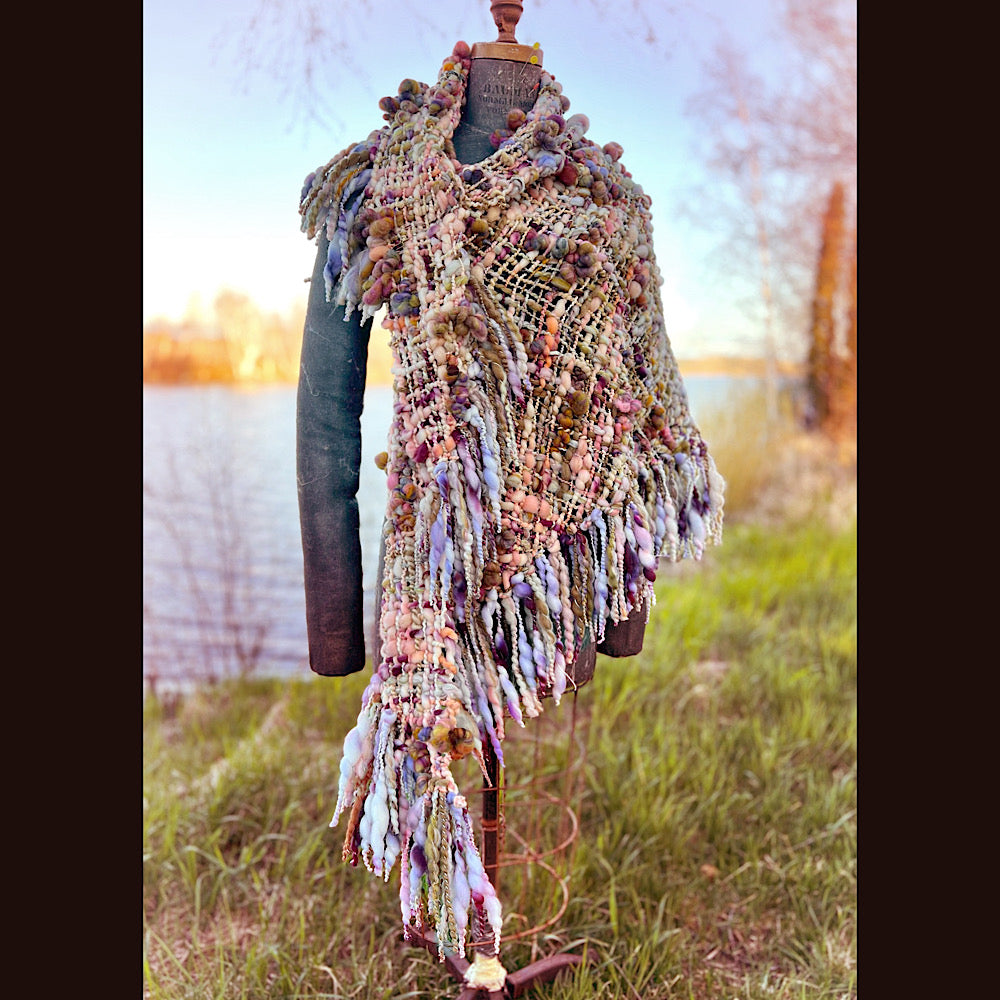 Woven shawl 82” X 36” 1 pound