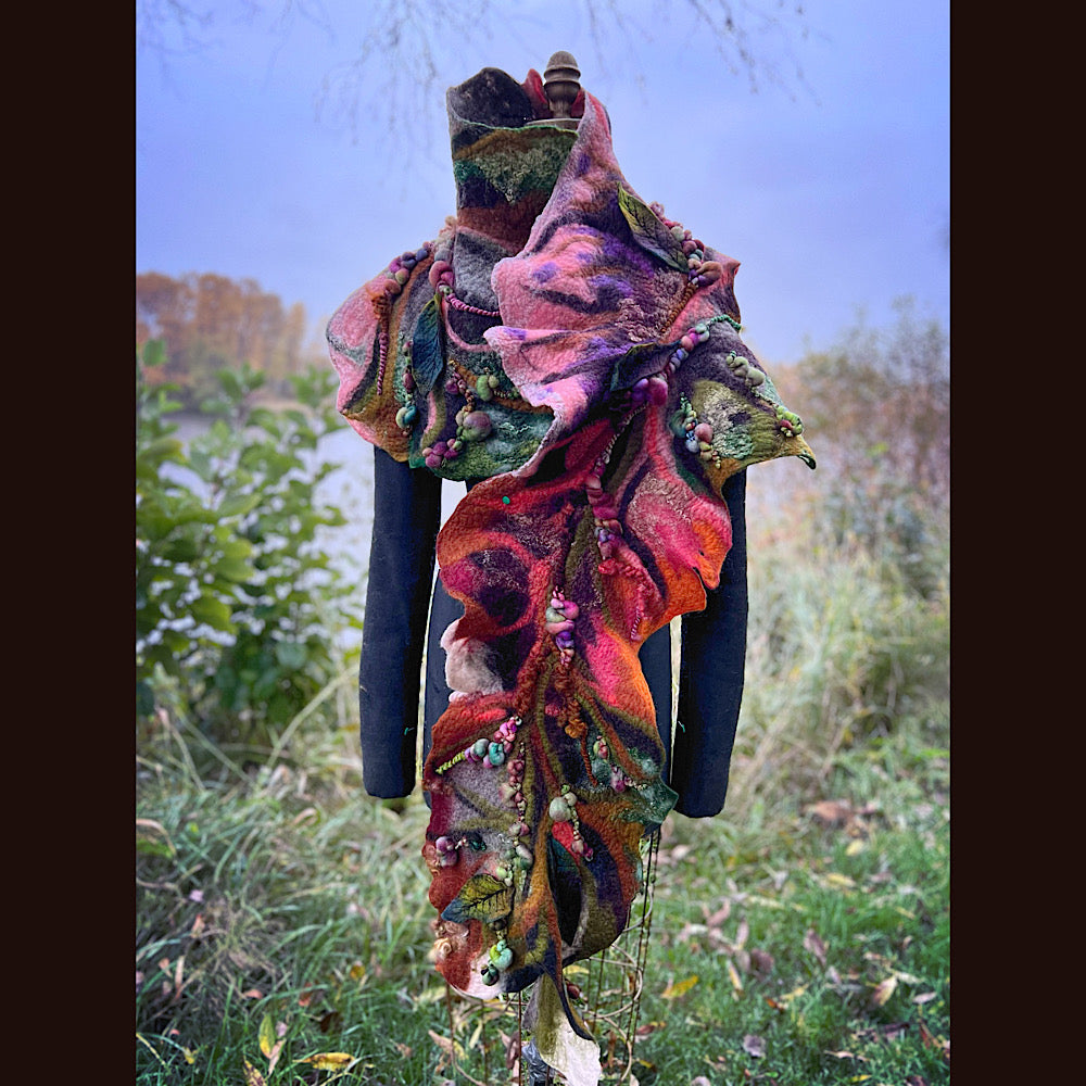 Felted Scarf 70” x 15”