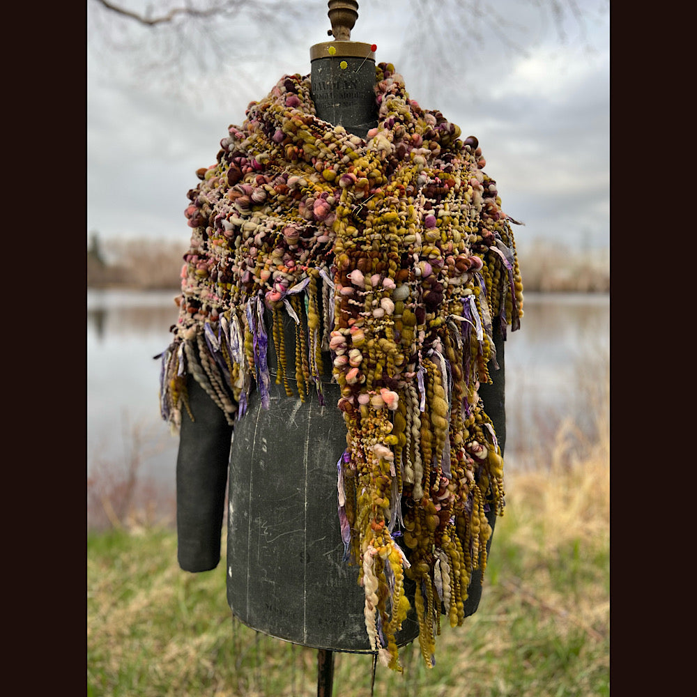 Woven shawl 82” X 36” 1 pound