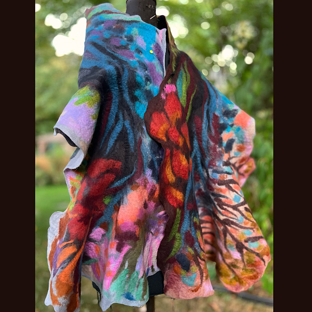 Felted Scarf 80” X 25”