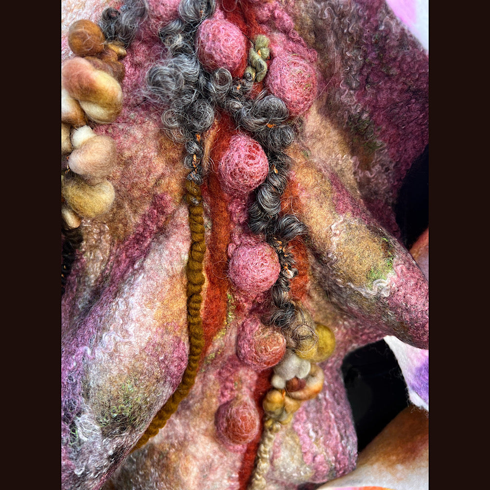 Felted Scarf 74” X 15”