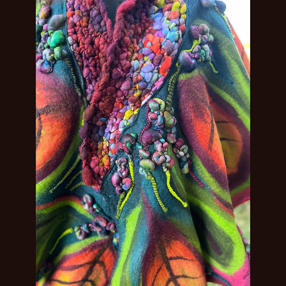 Felted Shawl 90” X 30”