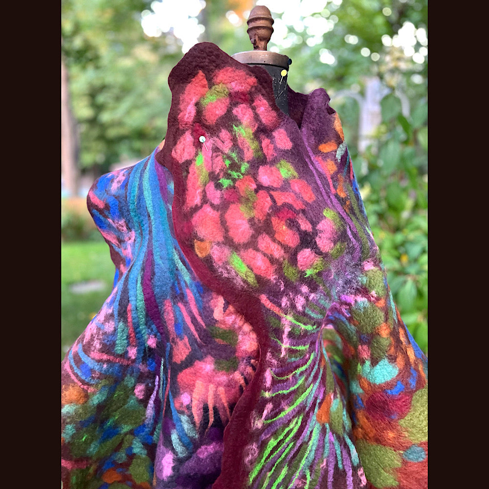 Felted Scarf 80” X 25”