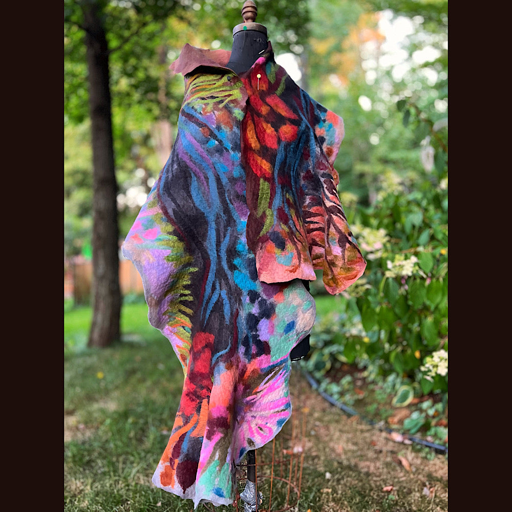 Felted Scarf 80” X 25”