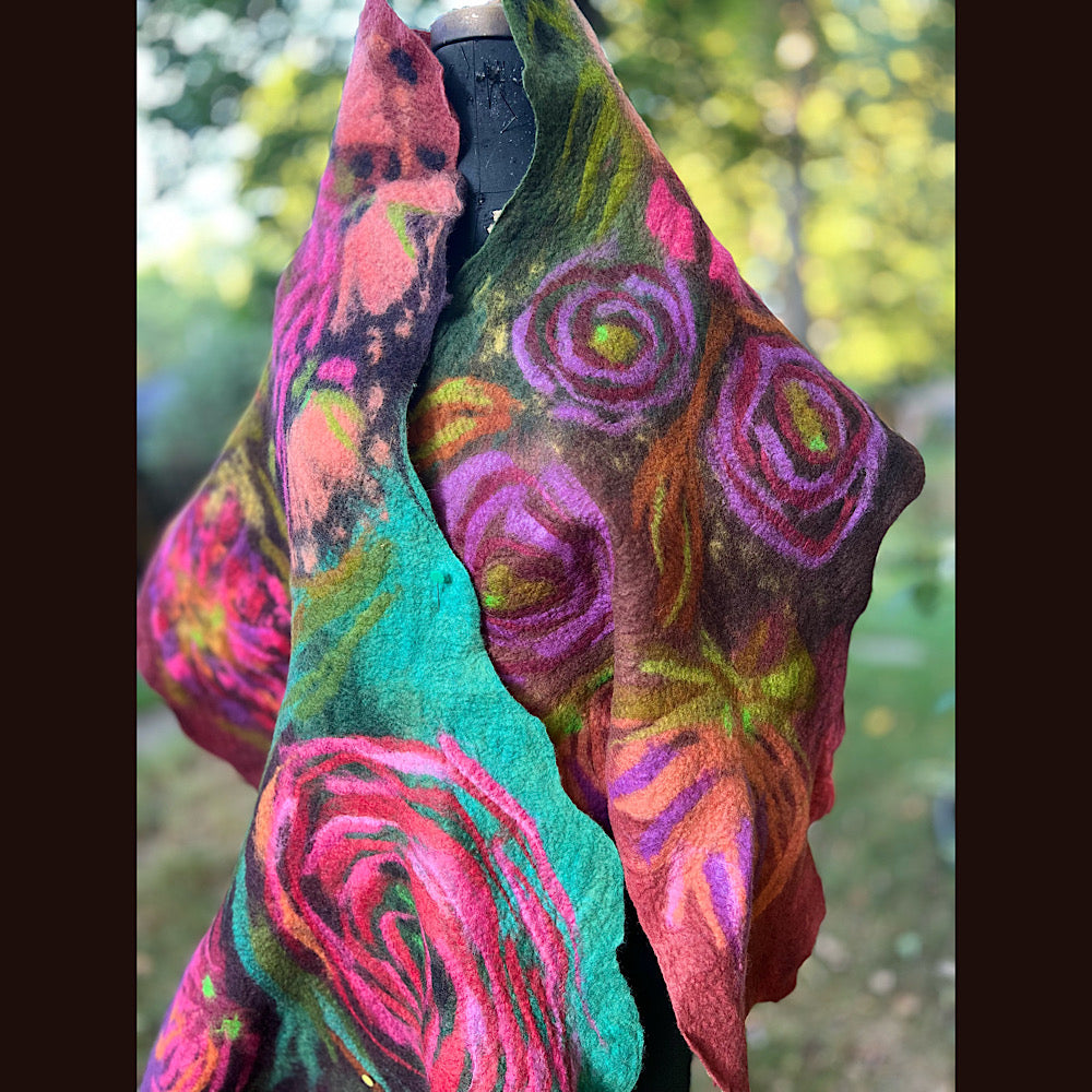 Felted Scarf 80” X 23”