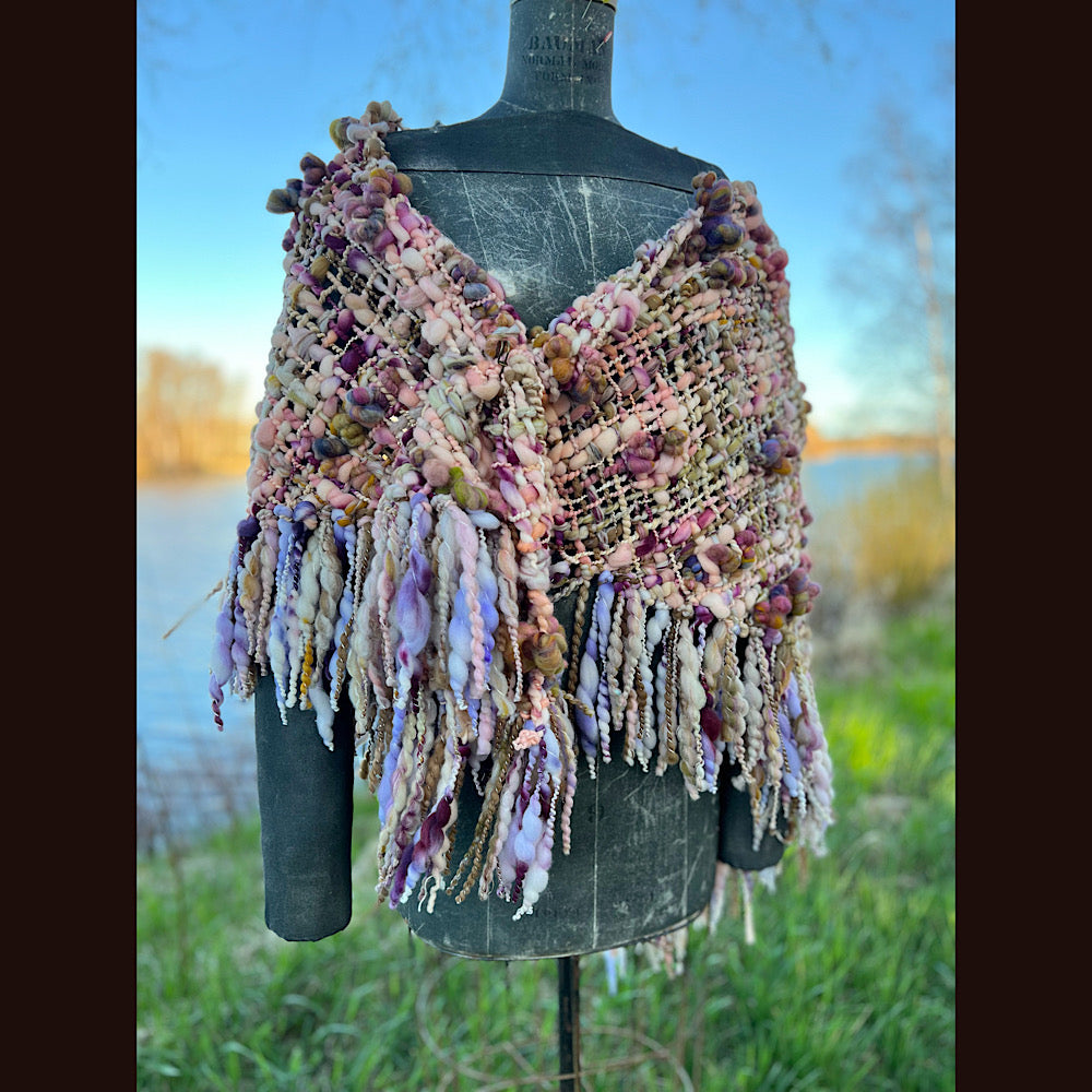 Woven shawl 82” X 36” 1 pound