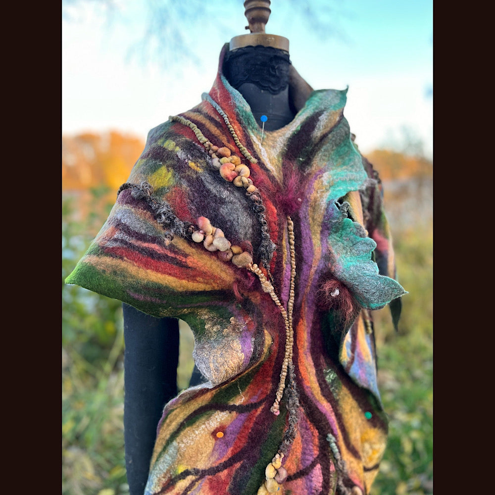 Felted Scarf 80” X 20”