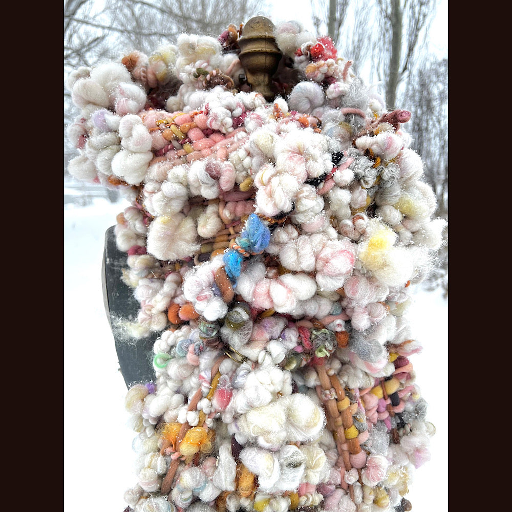 The Golden Rose Scarf 88” X 10”