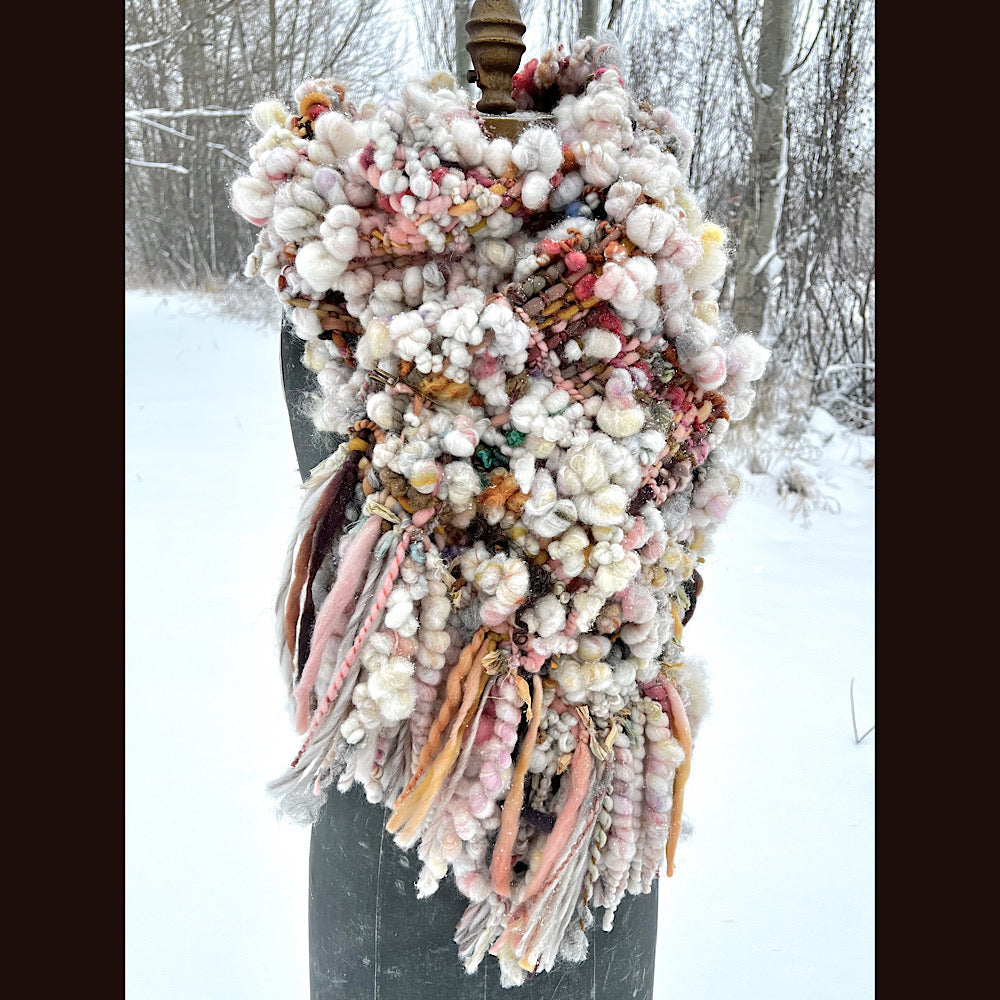 The Golden Rose Scarf 88” X 10”