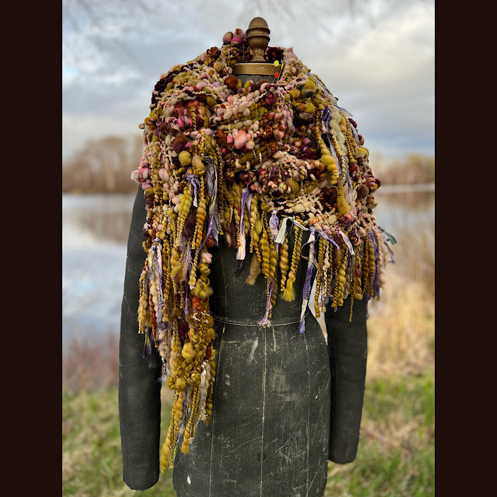 Woven shawl 82” X 36” 1 pound