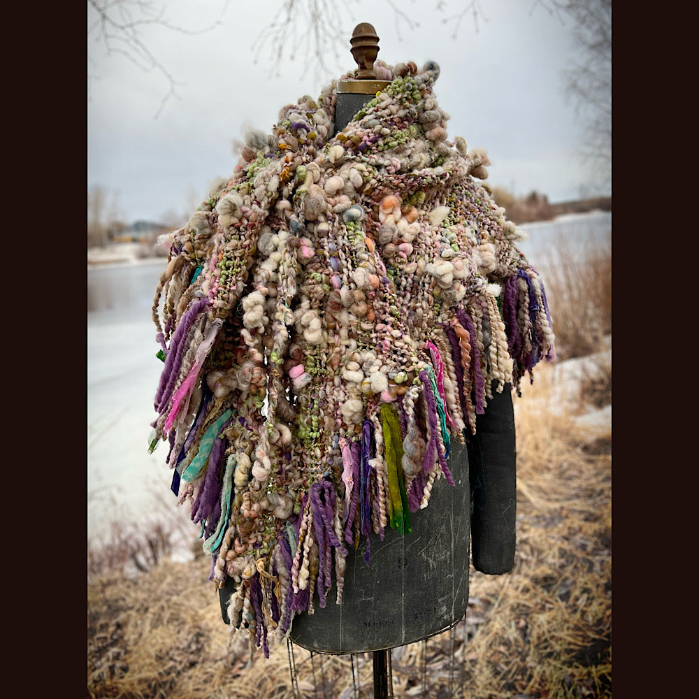 Woven shawl 82” X 37”