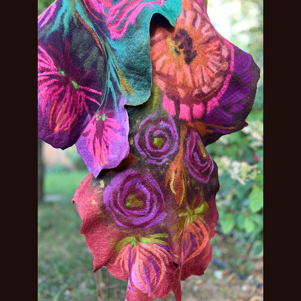 Felted Scarf 80” X 23”
