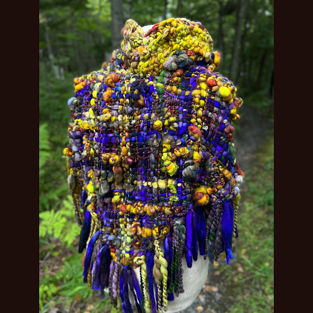 Woven capelet poncho size medium