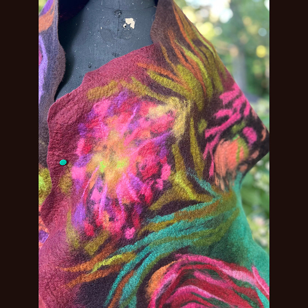 Felted Scarf 80” X 23”