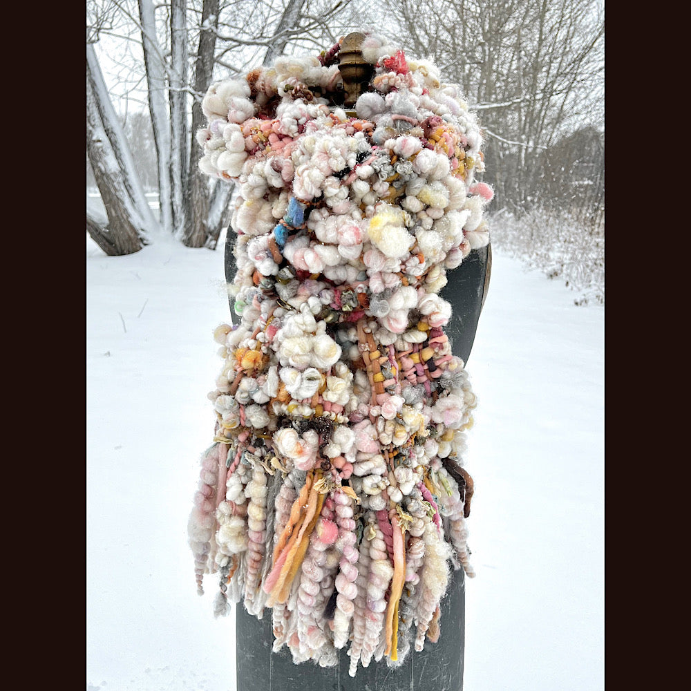 The Golden Rose Scarf 88” X 10”