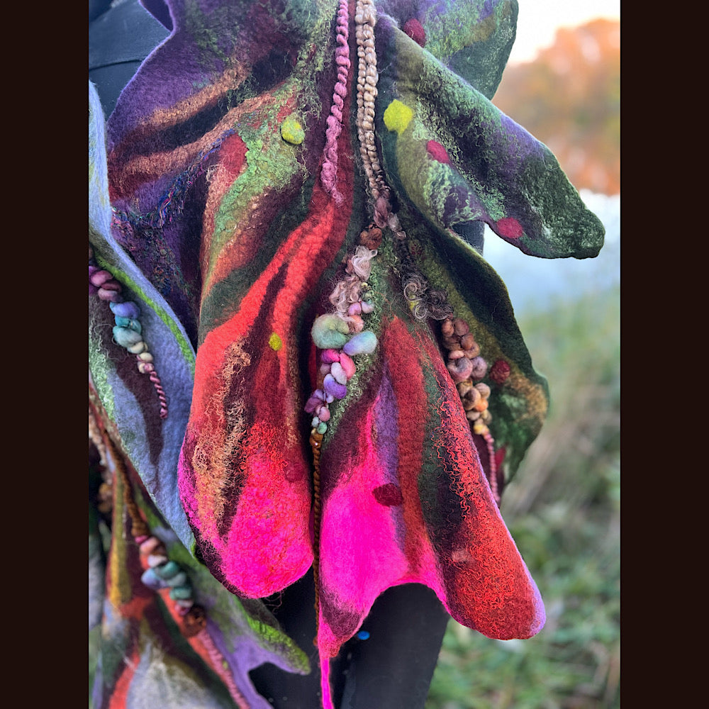 Felted Scarf 72” x 22”