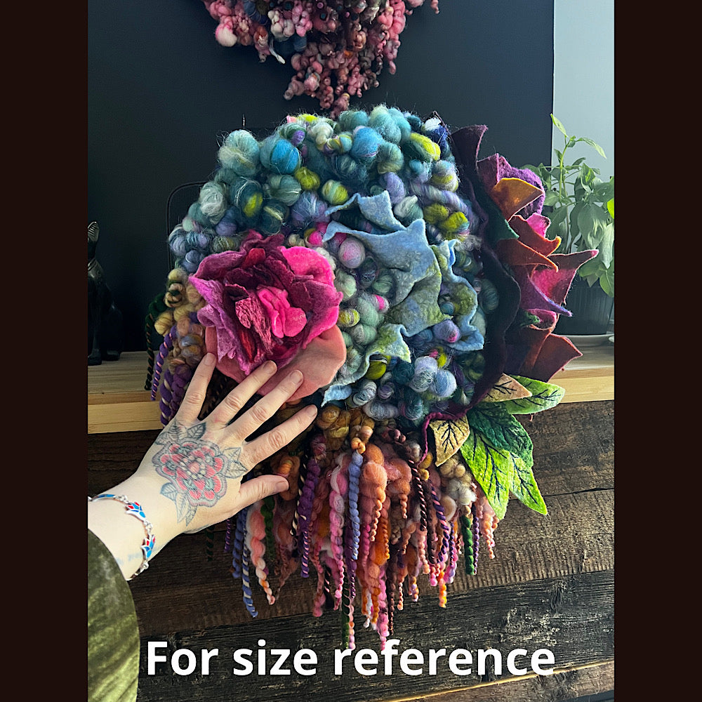 Round woven wall hanger 15” X 20”