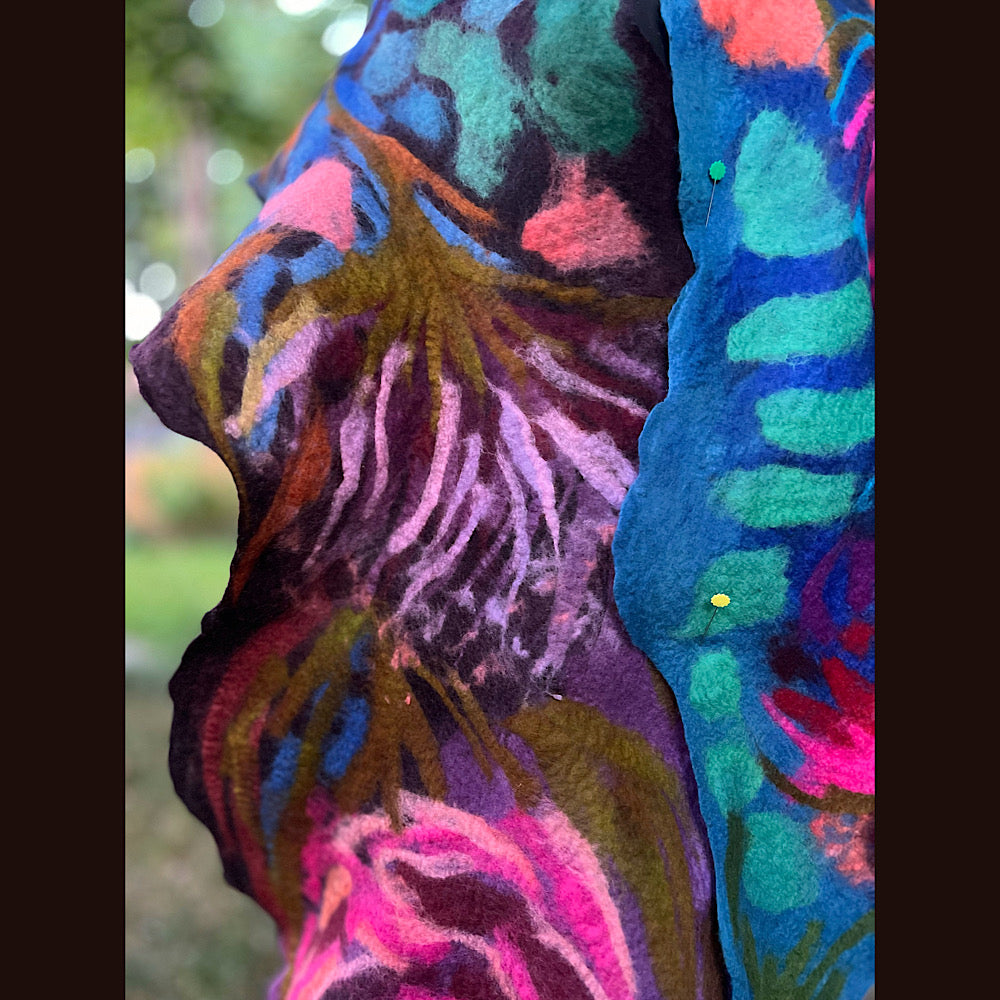 Felted Scarf 86” X 17”