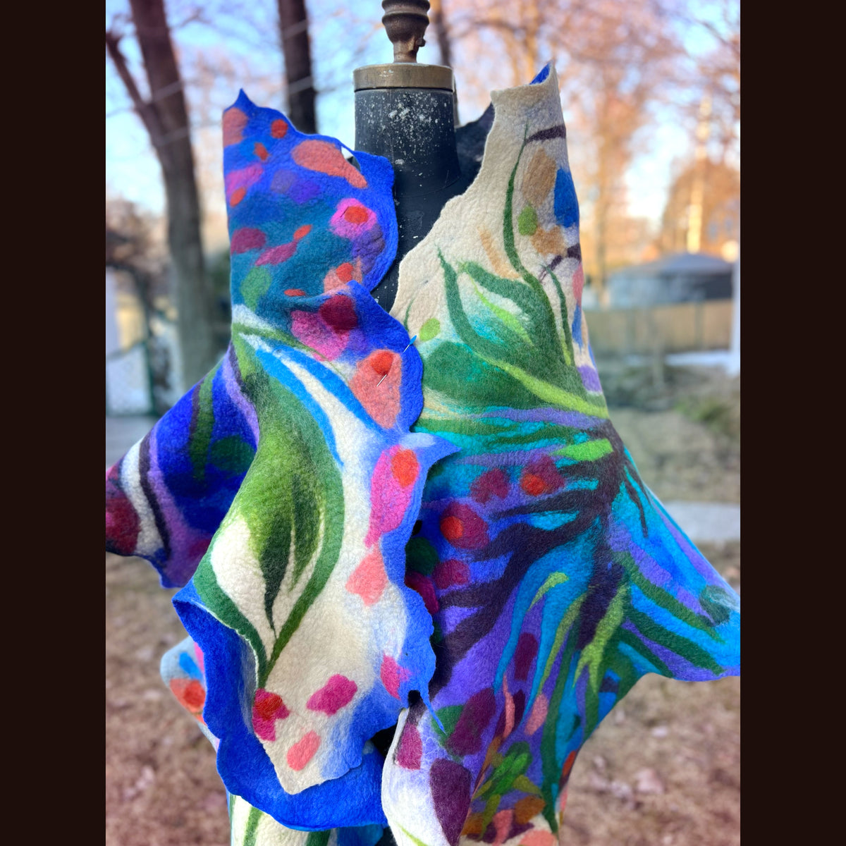 Felted Scarf 72” X 23”