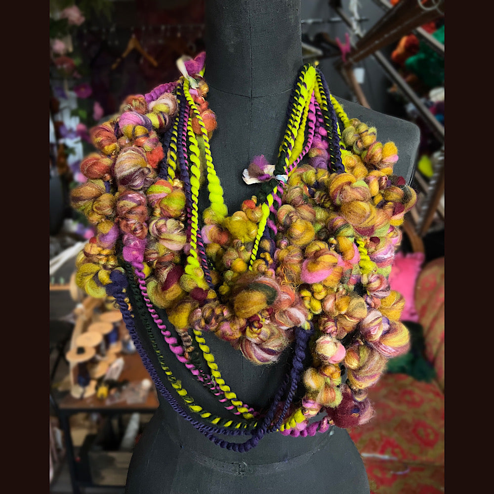 Art yarn for weavers