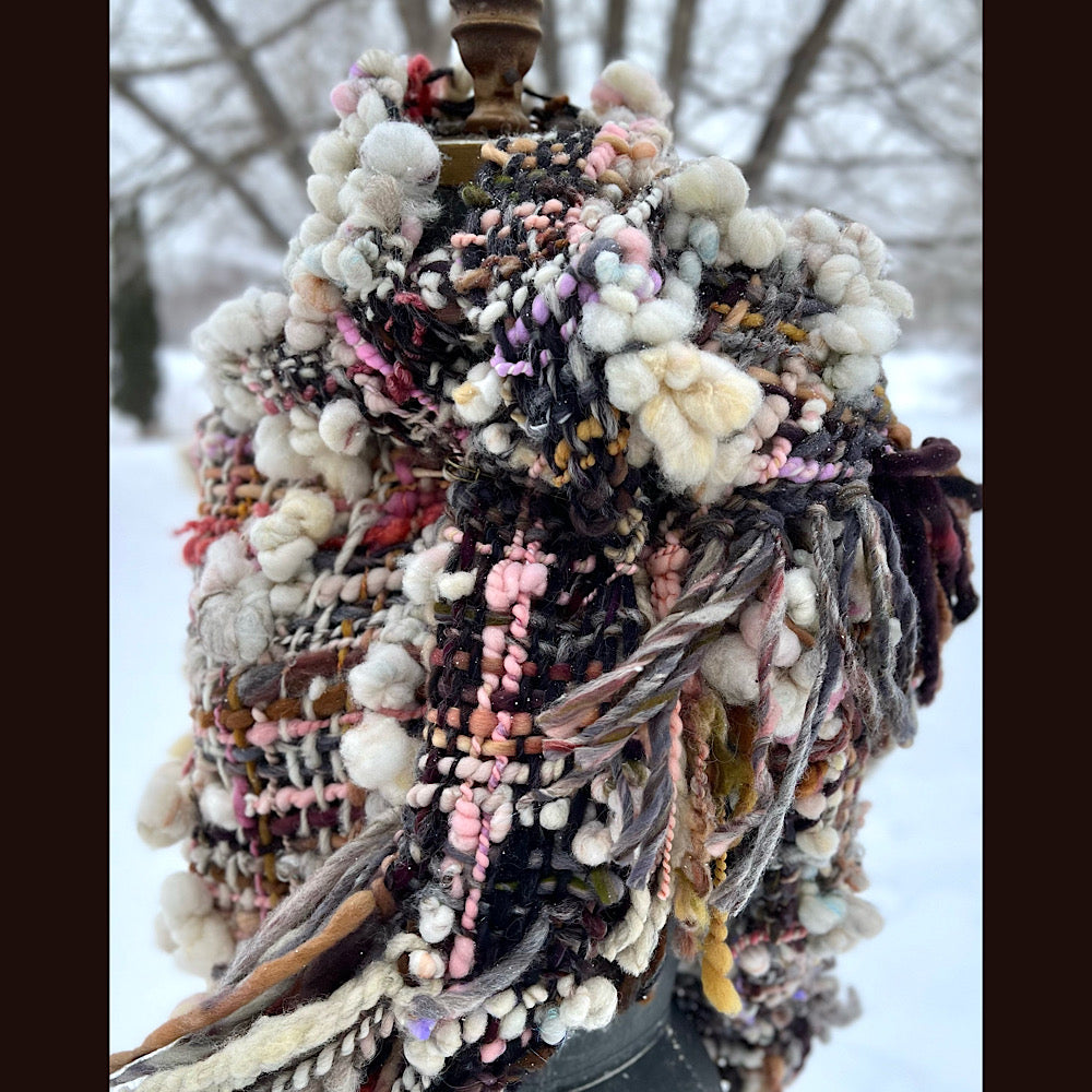 Woven shawl 84”X 34”