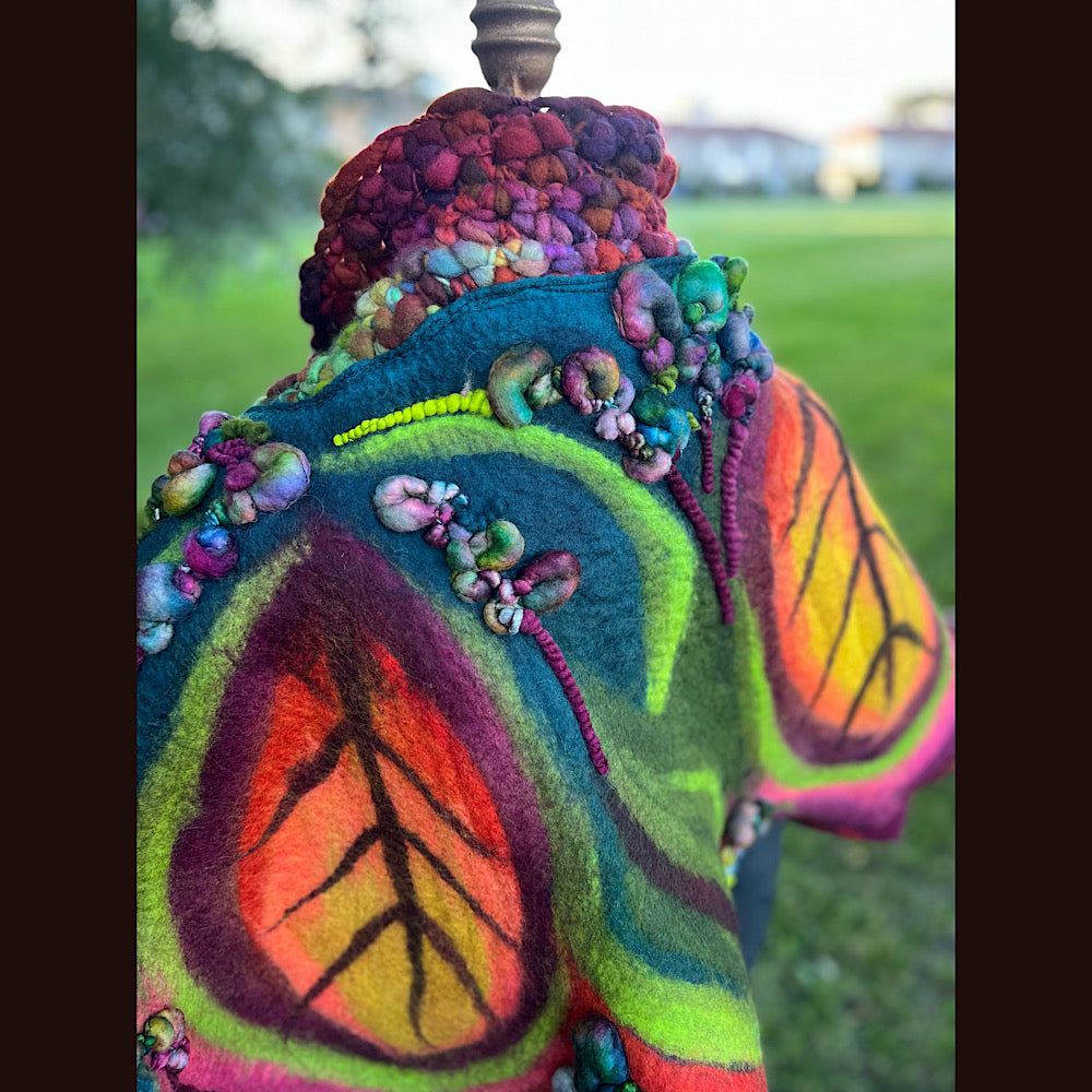 Felted Shawl 90” X 30”