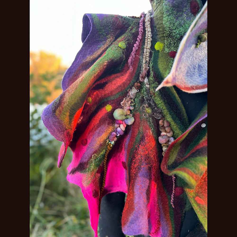 Felted Scarf 72” x 22”