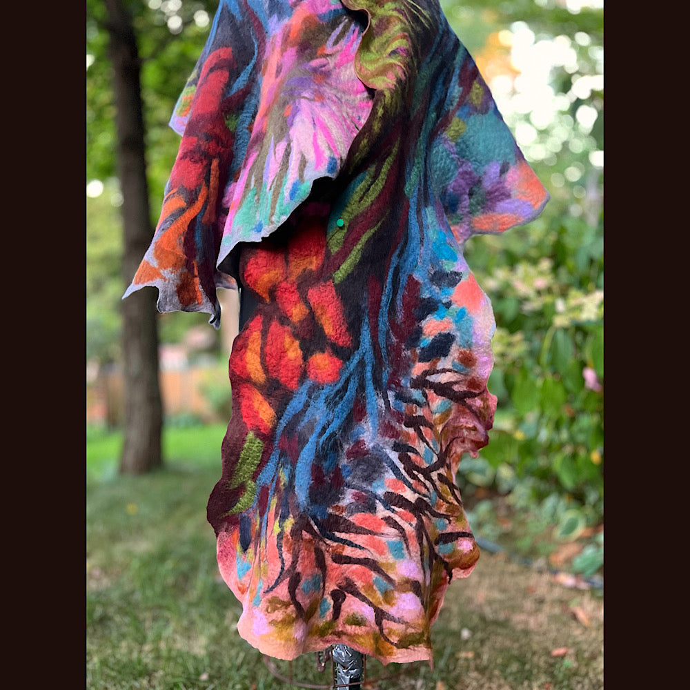 Felted Scarf 80” X 25”