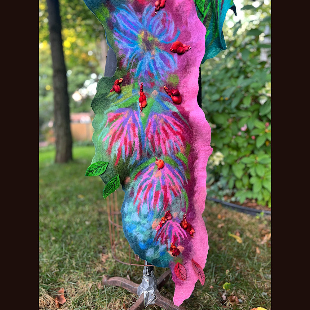 Felted Scarf 86” X 17”